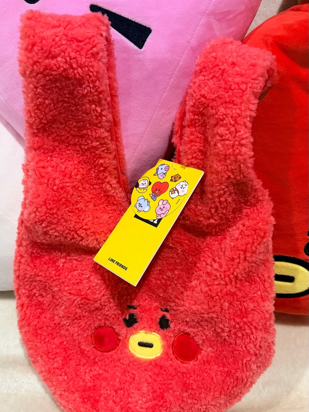 BT21 Tata Tote Plush Bag - (NWT)